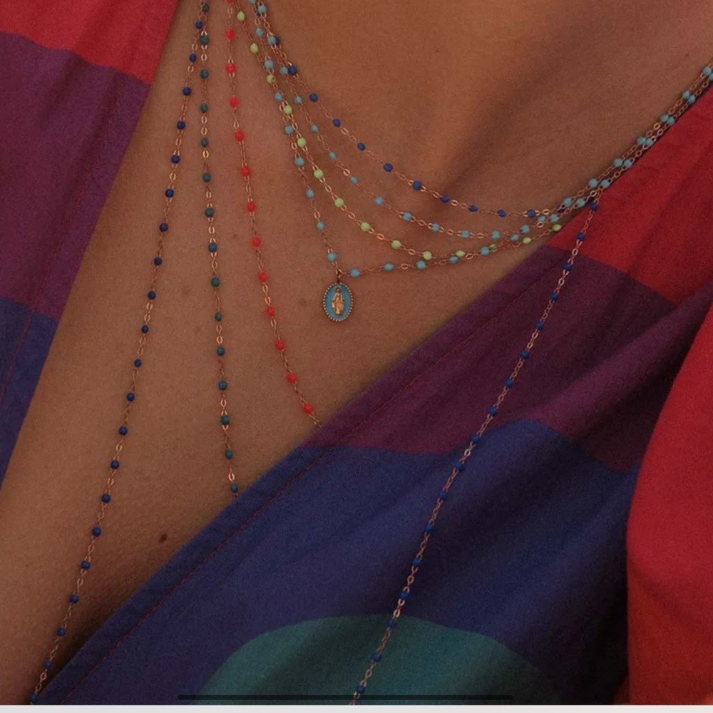 gigiCLOZEAU 16” gold necklace